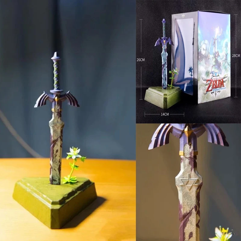 

26cm Zelda Skyward Sword link Master Sword Action Figure Model Toy Doll Gift