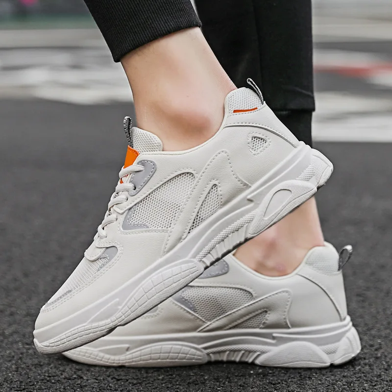 

2019 Summer MEN'S SHOES Korean-style New Style round-Toe Rome Hollow out Breathable Thick Bottomed Flat Heel Anti-slip Casual Ve