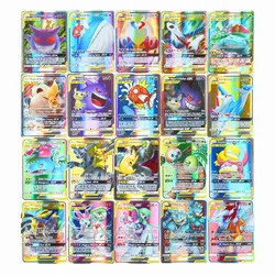 TAKARA TOMY GX VMAX V – cartes pokemon brillantes, Carte de combat, Collection, Trading, jouet pour enfants, cadeau, Version française, 60 à 300 pièces 