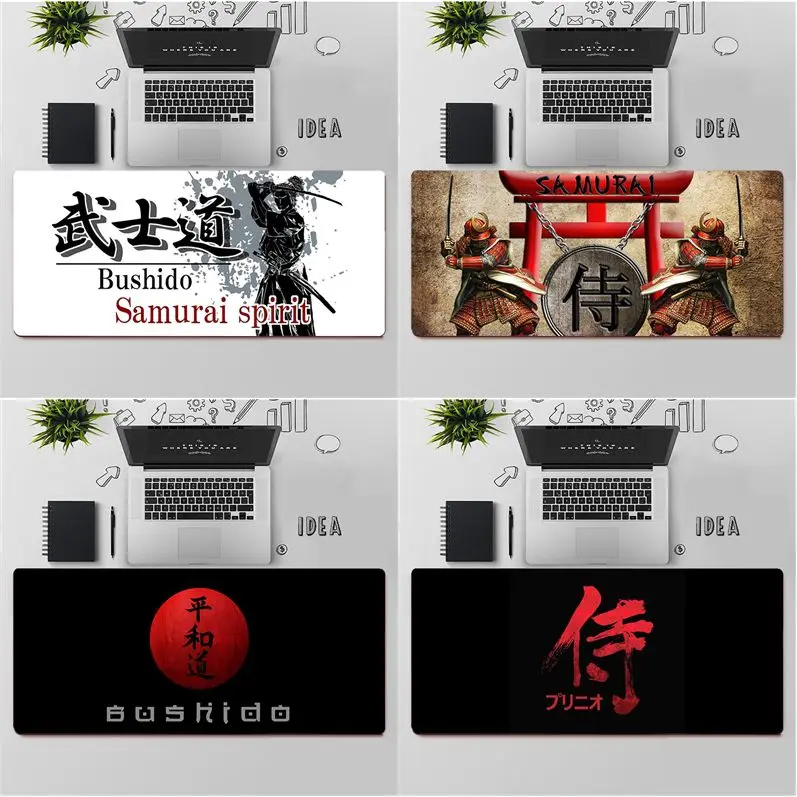 FHNBLJ высококачественный японский игровой коврик для мыши Bushido Samurai из