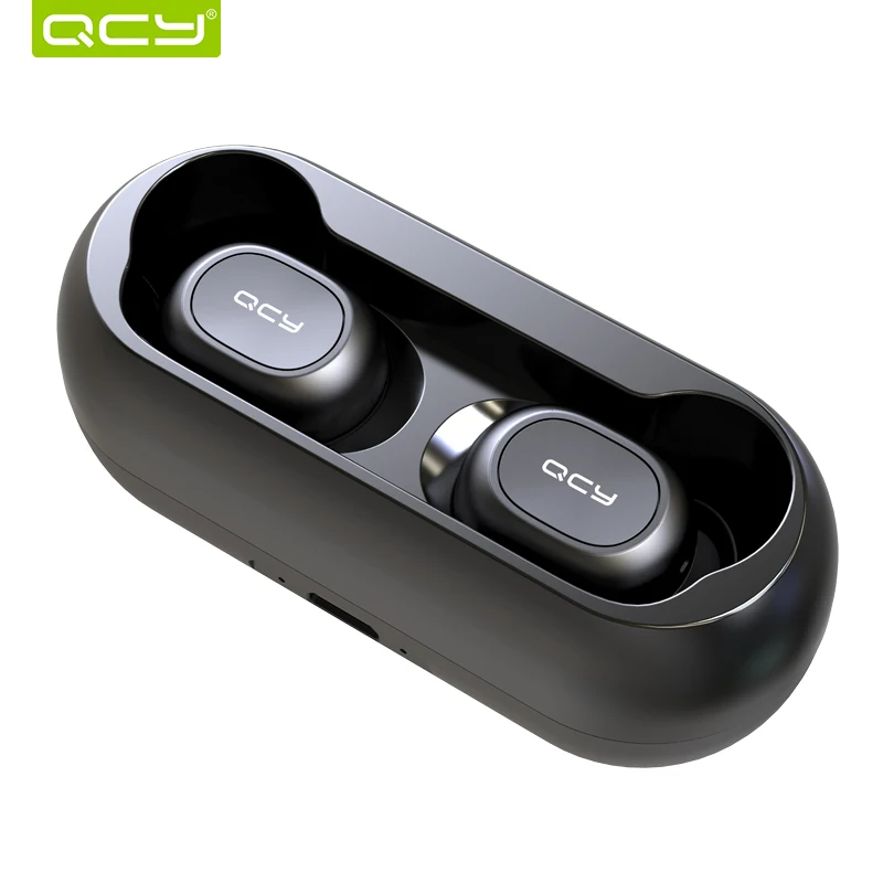 QCY qs1 TWS 5,0 Bluetooth наушники 3D стерео беспроводные наушники с двойным микрофоном