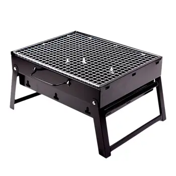 

Quality Folding BBQ Grill Portable Barbecue Charcoal Grills Wire Meshes Tools For Outdoor Camping Cooking Picnics Hiking Use