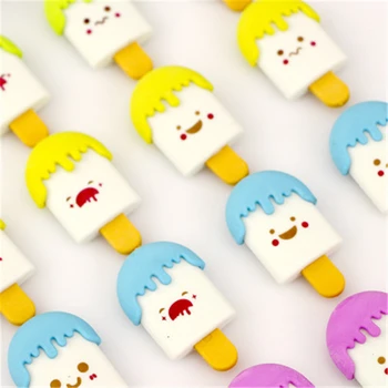 

1 Cartoon cute ice cream eraser rubber student stationery school supplies kids gifts