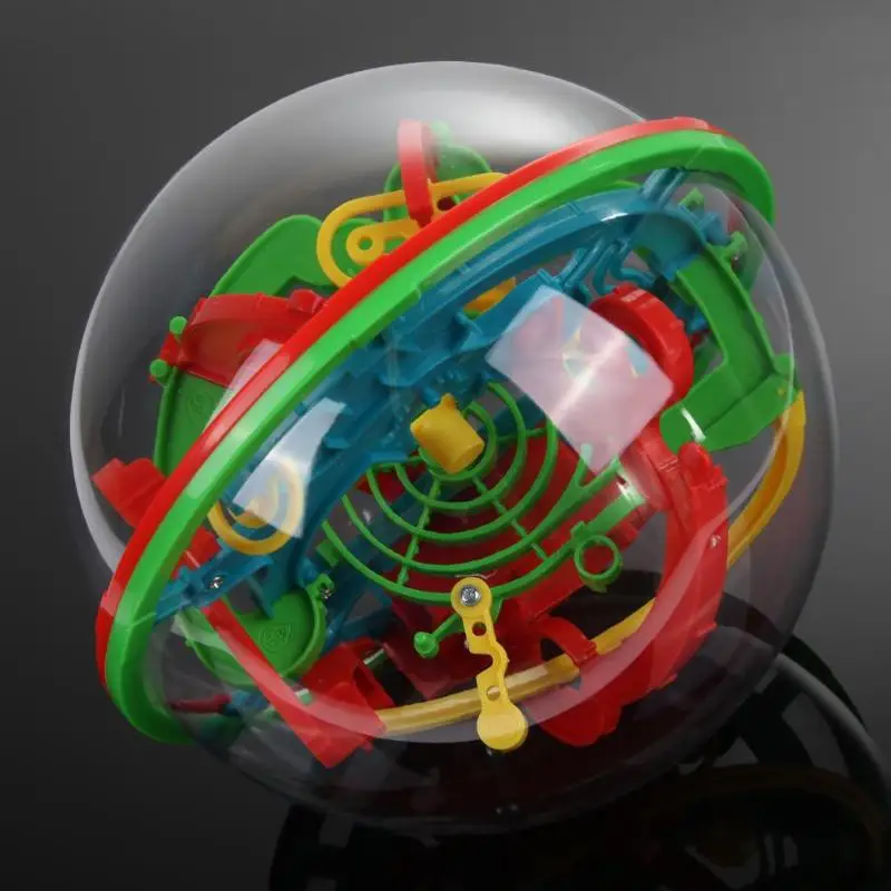 1 шт. 3D шар лабиринт головоломка Лабиринт магический Интеллект лабиринт шар Perplexus мяч интеллект логическая способность обучающая игра игрушка как Gif