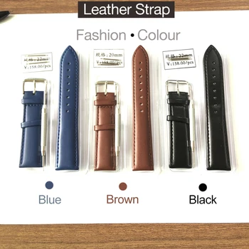 

HAIQIN Watches Watch Bands leather strap Genuine Leather Watch Strap 20m 24mm Leather 22mm Suitable For Men Watch Women Watches