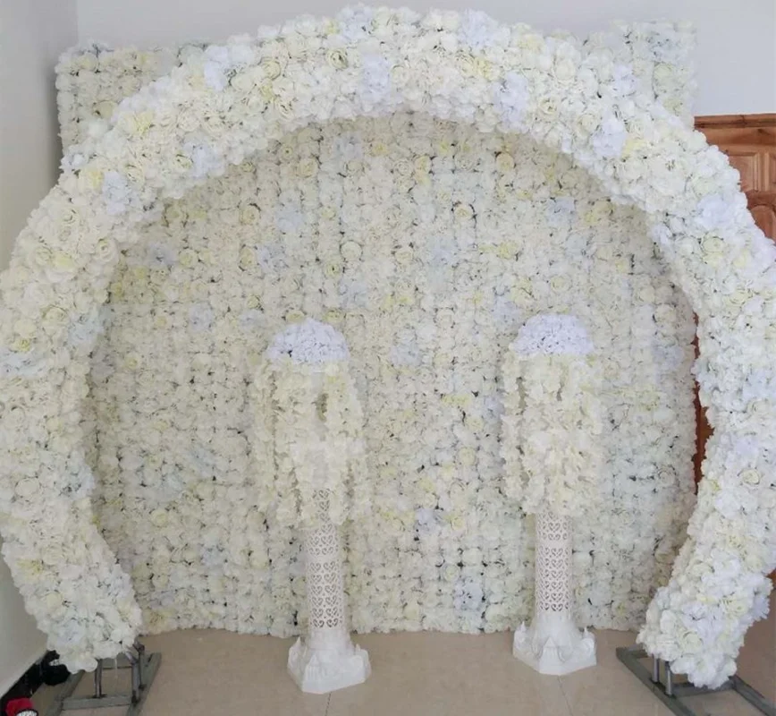 New 50CM long rose peony hydrangea Flower Rows Party Aisle Decorative Road Cited Centerpieces Supplies 10pcs/lot