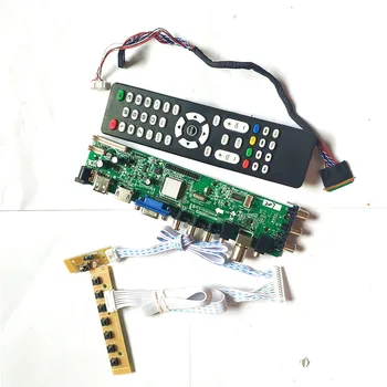 

Fit LP133WH2-TLE1/TLB1/TLB2/TLB3 upgrade 1366*768 3663 TV digital screen 40 pin LVDS AV HDMI VGA USB DVB LCD drive board DIY Kit