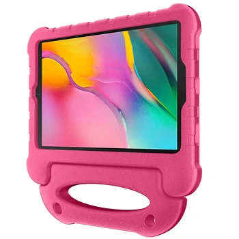 

Stand Dustproof EVA Solid Tablet Protection Cover Kids Full Body Case Shock Proof Portable With Handle For Samsung TabA10.1 2019