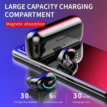 

TWS I8 Bluetooth Earphones Bluetooth 5.0V Wireless with Earphones Charge Box Sports Headset Stereo with Microphone