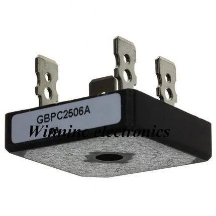 GBPC2506 диодный выпрямительный мост Single 600V 25A 4-Pin чехол GBPC Bag | Безопасность и защита