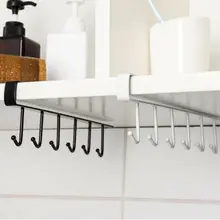 Hanging-Rack-Holder Cupboard Kitchen Organiser Under-Shelf Metal 6-Hooks New Hot Fashion