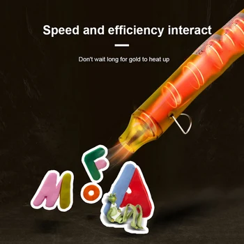 

Hot air gun DIY heat shrink film rubber stamp convex powder embossed powder soft ceramic heat shrinkable setting tool hot air