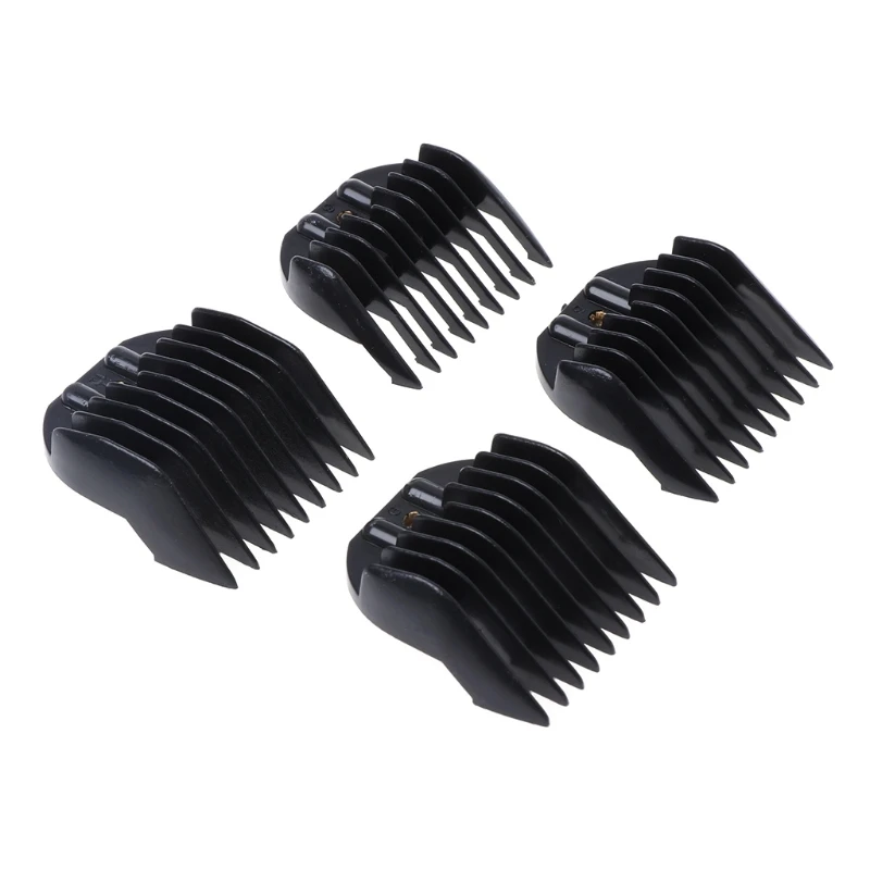 

4Pcs Universal Hair Clipper Limit Combs Guide Guard Attachment Size 3.6.9.12mm