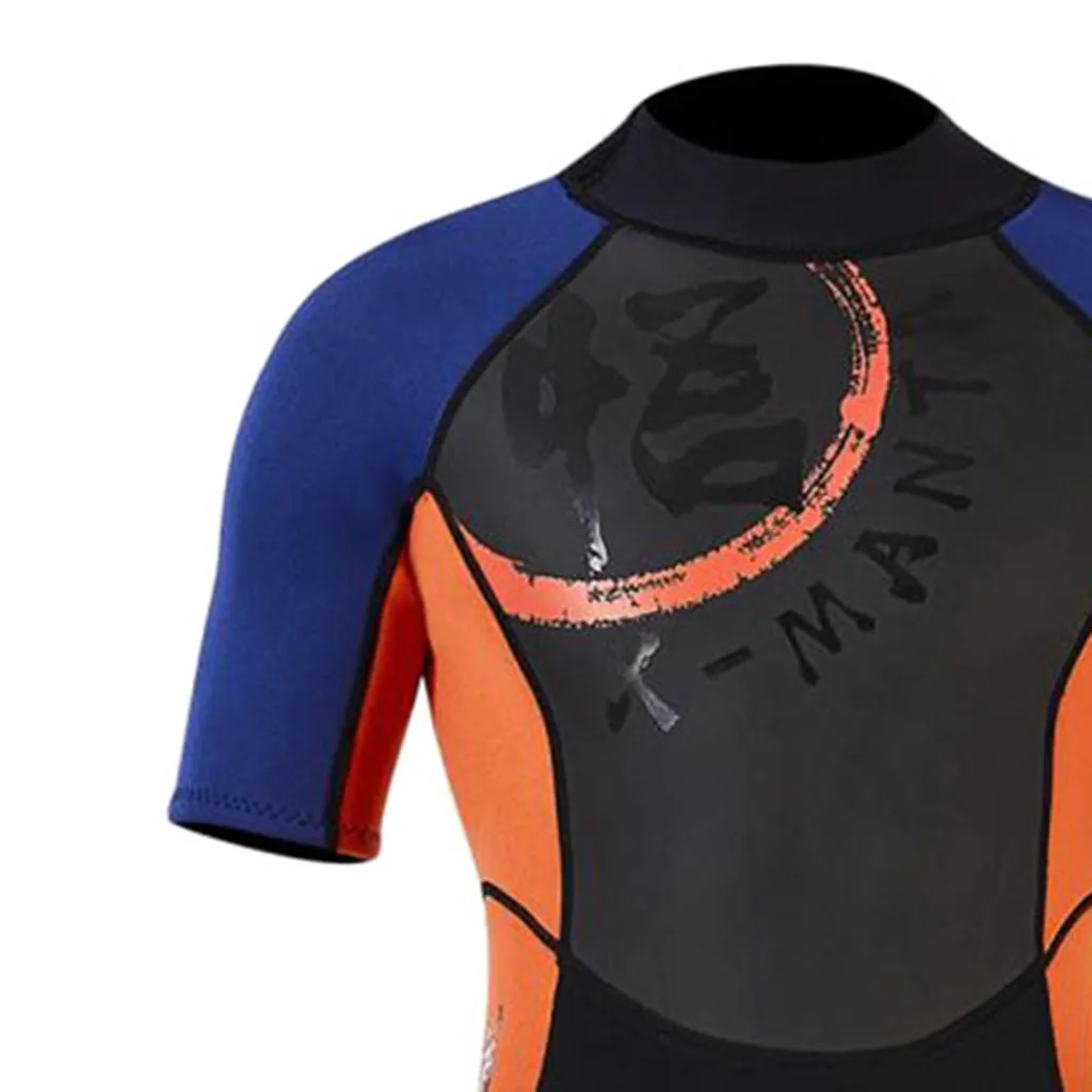 3mm Neoprene Scuba Diving Shorty Wetsuit Snorkeling Surfing Wet Suits Warm Jumpsuit Men M L XL XXL
