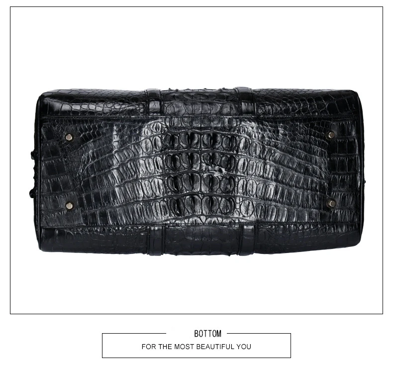 YILUNXI Light luxury travel bag Crocodile leather bag High capacity luggage Business travel package Short-distance travel bags
