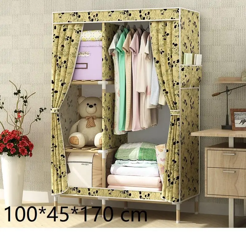 Version J Mobilya Kleiderschrank Garderobe Armoire Chambre Meuble Range Moveis шкаф Mueble De Dormitorio Guarda Roupa шкаф - Цвет: Version J