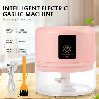 

Mini Garlic Vegetable Grinder Electric Grinder Press Rechargeable Kitchen Tool Salad Maker Garlic Onion Slicer Cutter Tool