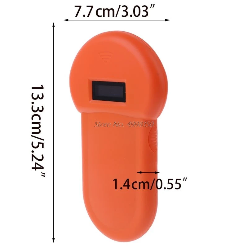 Leitor de identificação de animais, microchip, scanner digital, recarregável via usb, microchip, portátil, aplicação geral, envio direto