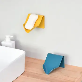 

Creative Drainage Soap Holder Soap Plastic Funnel Incline Seamless Adhesion Hanging Firmly Hanging Shelf Bathroom Accessories