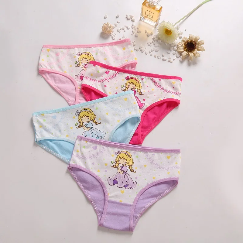 Baby Soft Cotton Panties Little Girls'Briefs Toddler Underwear (Pack of 6)  3-4T Mixed Colour in Dubai - UAE