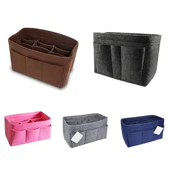 

AUGKUN Felt Storage Bag Organizing Storage Box Sturdy And Durable For Cosmetics Stationery Magazines Medicine Jewelry Promotion
