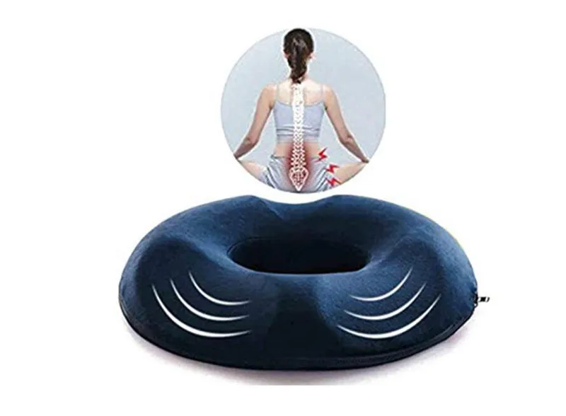Memory Foam анти-геморроя подушки с медленным восстановлением формы Ортопедическая подушка сидения пены памяти Подушка для беременных Для женщин Хип Push Up