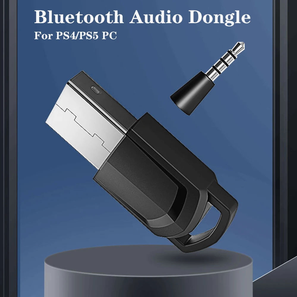 Tebe-adaptador de Áudio sem Fio para Ps4 Dongle Bluetooth 5.0 3.5 mm Aux Baixa Latência para Playstation pc Alto-falante - Image 5