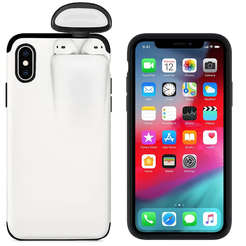 Для iPhone 11 Pro Max чехол Xs Max Xr X 10 8 7 Plus чехол для AirPods Держатель Жесткий Чехол дизайн распродажа Прямая поставка