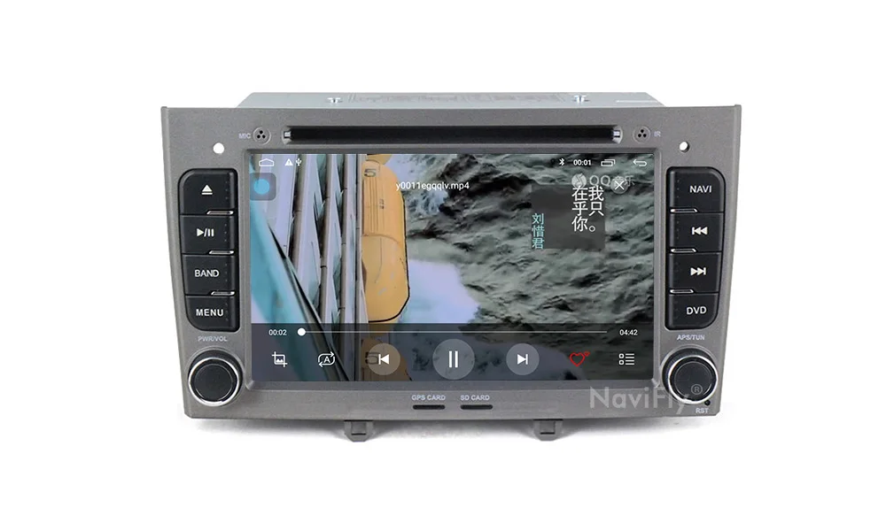 Clearance Navifly Android 9.1 Car DVD Player GPS Navigation Multimedia For peugeot 308 408 Radio 2009-2014 car Stereo Head Unit 2G RAM 32G 19