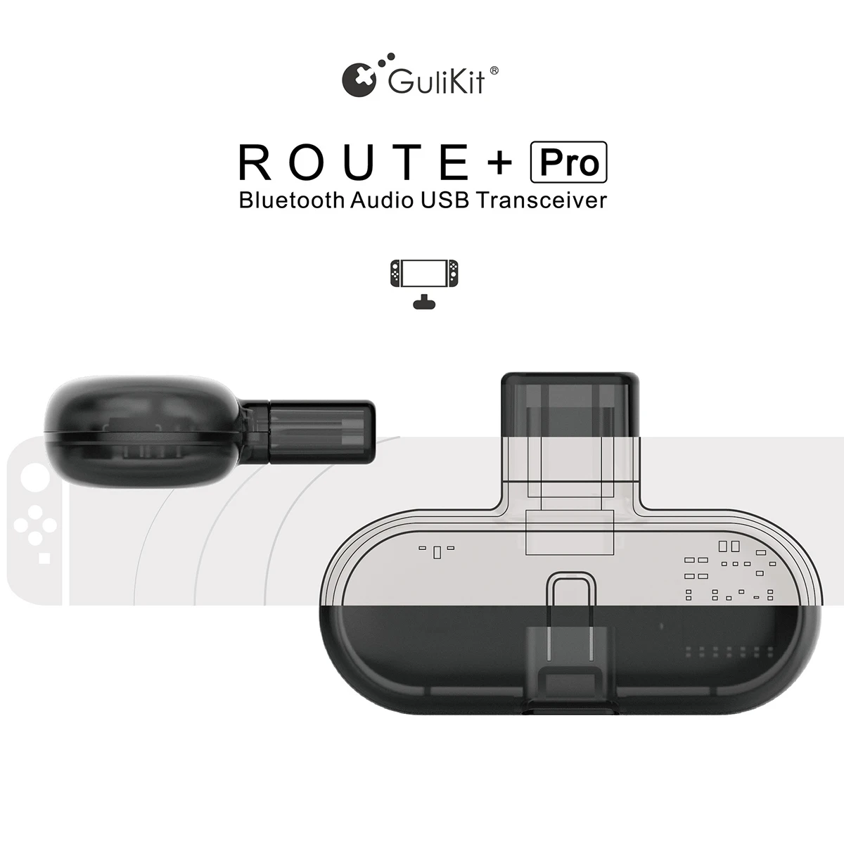  Interruptor ruta Pro Audio USB Bluetooth transceptor interruptor juego Pad Audio transmisor y micró