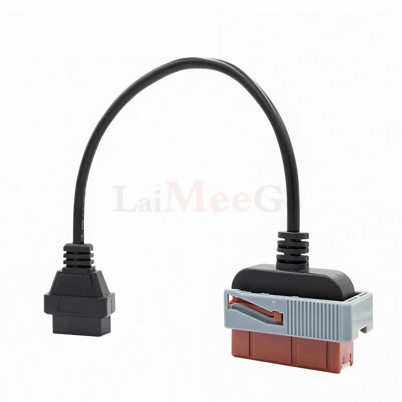 Lexia3 30 Pin Cable for Citroen Diagnostic Tool Square Interface for PSA 30pin cable 30 pin to OBD2 cable For CitroenPeugeot (3)