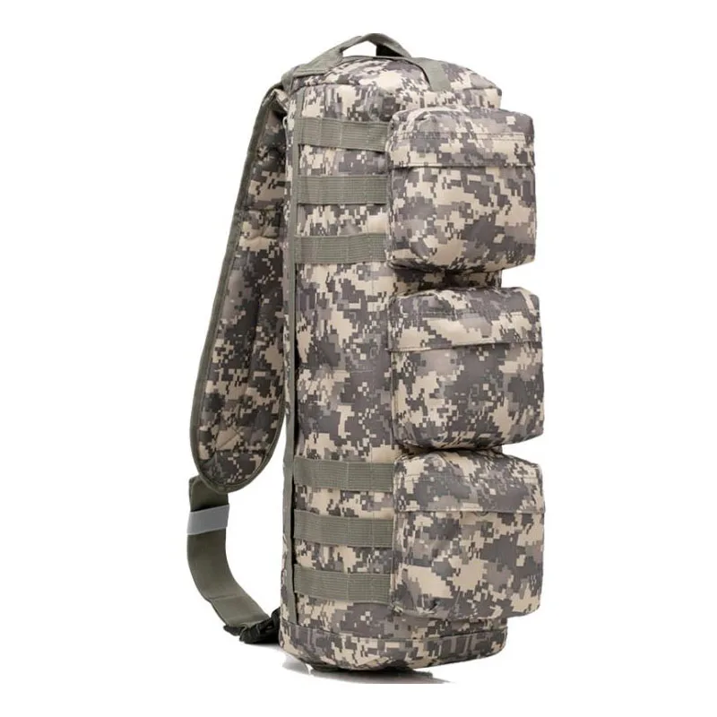 ACU Outdoor Military Tactical Multi-purpose Camo Backpack Encrypted Oxford Waterproof Duffle Bags Climbing Travel Camping Rucksack - Цвет: ACU
