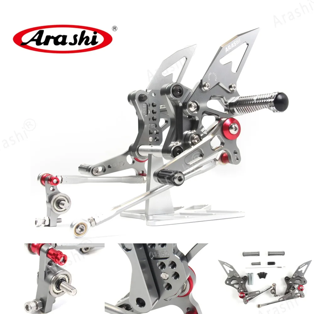 Араши лучшее поступление Rearset для DUCATI 1098 1098S 2007 2008 CNC Регулируемые подножки подножка мотоциклиста 848 EVO