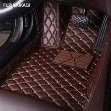 Кожаные автомобильные коврики для KIA K2 K3 K4 K5 K7 Borrego KX3 Cerato Sportage Optima Maxima carnival rio ceed carens Sorento на заказ