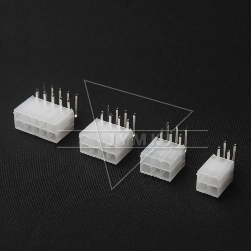 5557/5569 4,2 мм Автомобильный разъем проводки под прямым углом женский 1-12 pin для ПК/компьютера Видеокарта на плате 3 контактный разъем