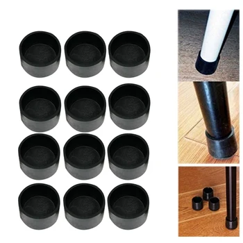 

24pcs/set Chairs Tables Anti Scratch Floor Protector For Outdoor Patio Furniture Feet Caps Easy Install Multifunction Balcony