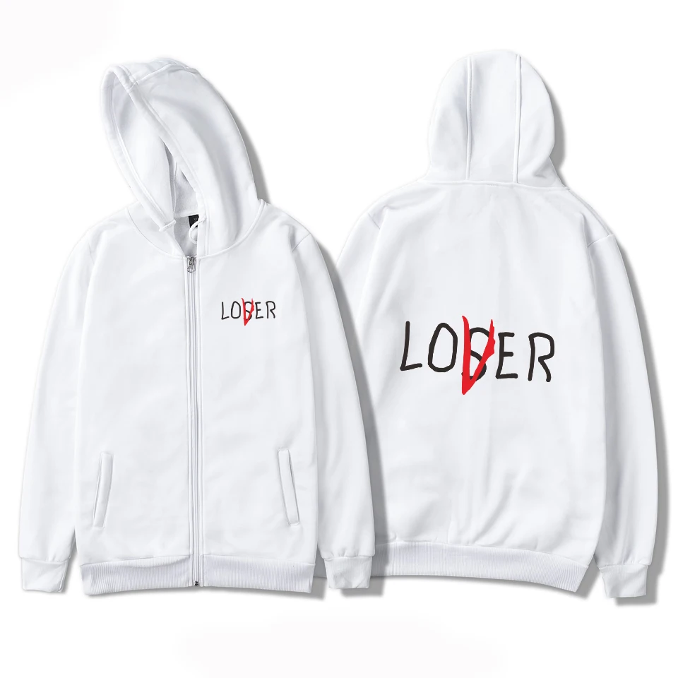loser lover hoodie white