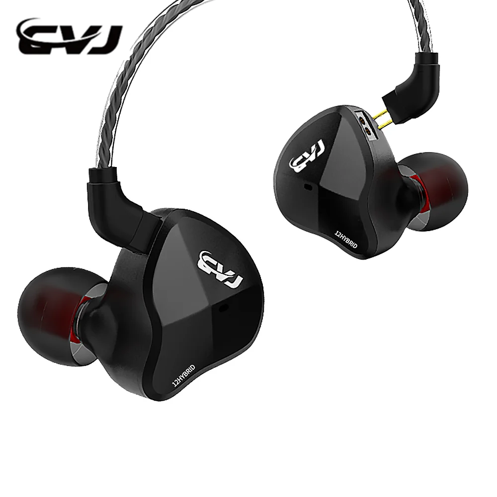 Наушники вкладыши CVJ CSN 1DD + 5BA гибридные Hi Fi мониторные наушники
