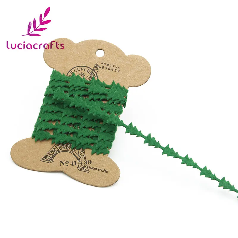 Распродажа! Lucia Crafts 2 ярда/партия ручная работа лента отделка кружево Рождество