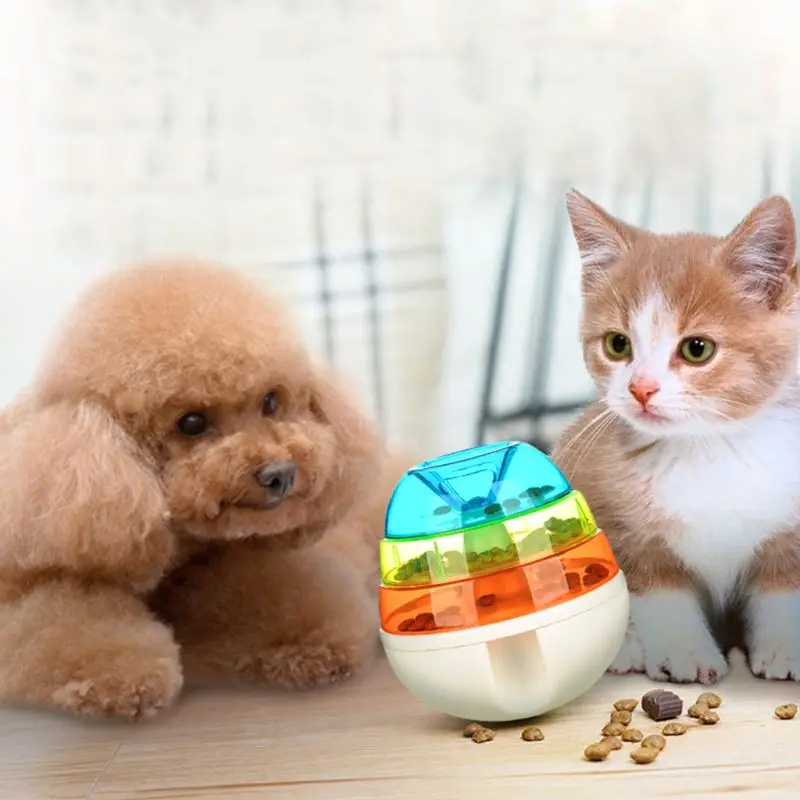 Pet стакан утечки Еда мяч кошка собака развивающие игрушки регулируемые домашние Фидер высокое качество и Фирменная Новинка