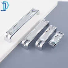 Hole to Hole Crystal Drawer Wardrobe Handle Cabinet Kitchen Crystal Handle For Furniture Bedroom Cupboard Pull Knobs