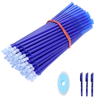 

Office Gel Pen Erasable Refill Rod Erasable Pen Washable Handle 0.5mm Blue Black Green Ink School Writing Stationery