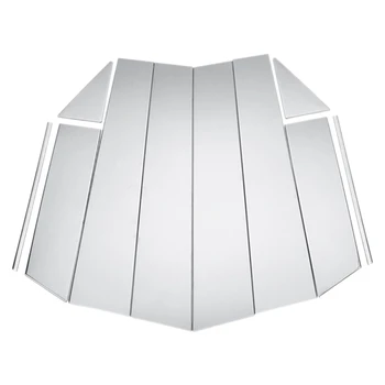 

Window Chrome Pillar Post Cover Trim Molding Garnish Accent Stainless Styling for Nissan Qashqai J11 2014 -2017