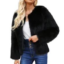 Норковые пальто для женщин, зимняя Новинка, модное черное пальто из искусственного меха, элегантная теплая верхняя одежда, куртка из искусственного меха, Chaquetas Mujer, куртка с мехом