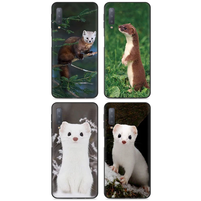 Ferret Горностай мягкий чехол для мобильного телефона чехол для samsung Galaxy A6 7 8 9 A10 30 40 50 70 J6