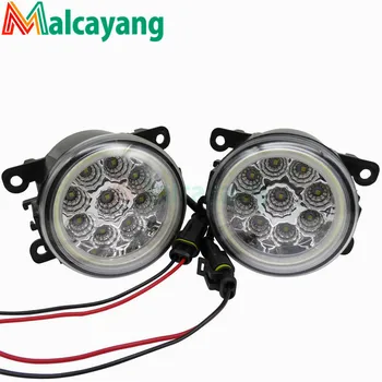 

2pcs Car LED Lamp H11 Fog Light with Angel Eye 12V For Mitsubishi Outlander 2016 2017 2018 For Mitsubishi Pajero 4/IV 2007-2015