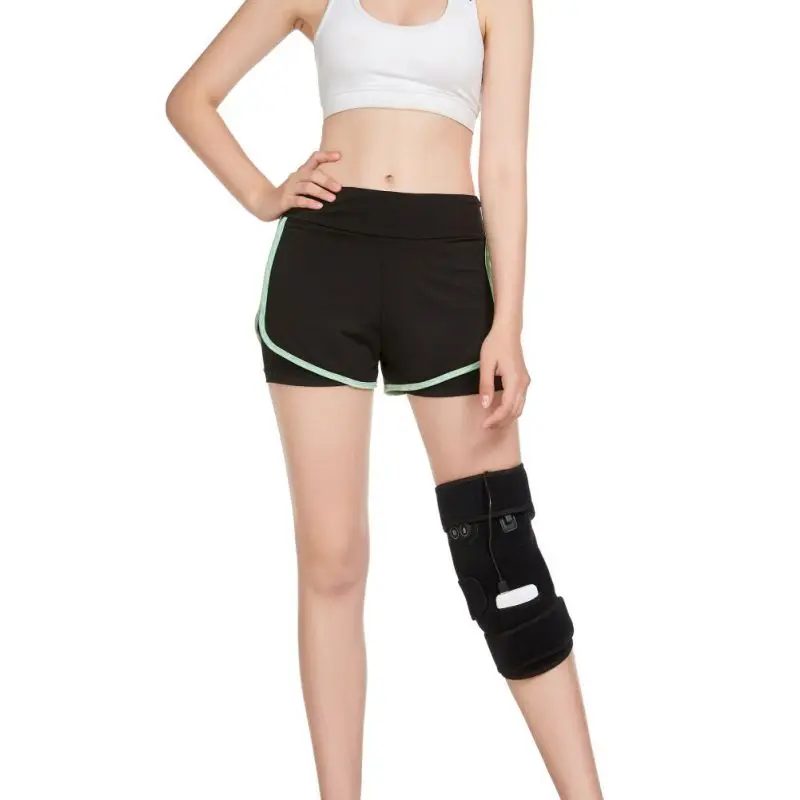 USB Charging Massage Electric Moxibustion Hot Compress Physiotherapy Warm Knee Pads Sleeves Sports Outdoor Protective Equipment
