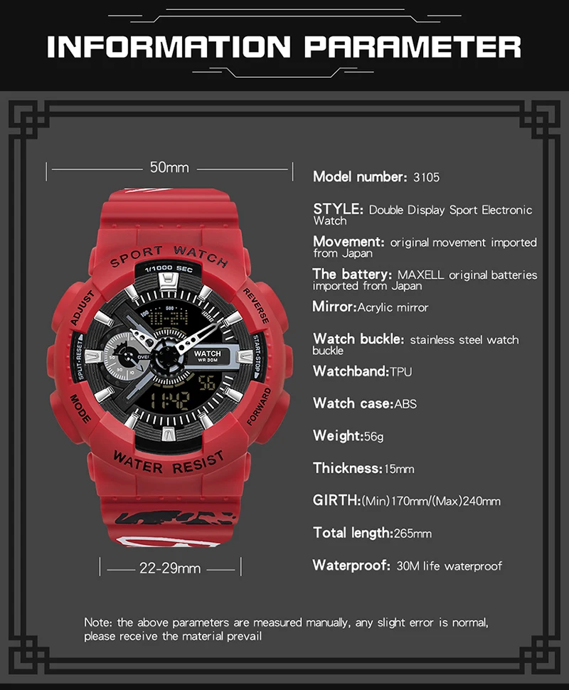 Men's Quartz Waterproof Shockproof Watch Fashion Multifunction Women Digital Clock Man relogios masculino Sports Watches 2021 Men's Quartz Waterproof Shockproof Watch Fashion Multifunction Women Digital Clock Man relogios masculino Sports Watches 2021