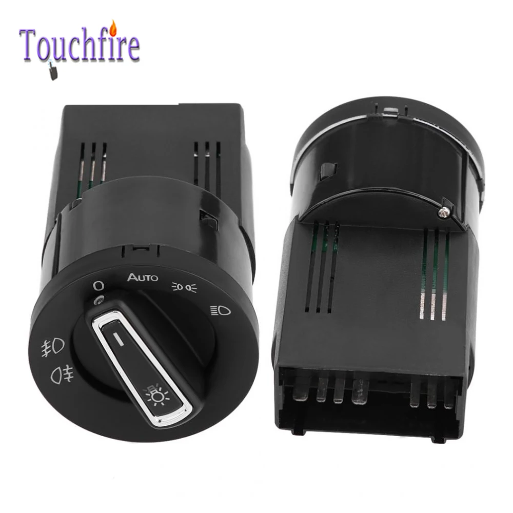 1Pcs 13PIN Car Headlight Fog Light Control Auto Switch For Volkswagen Golf Mk4 Passat B5 Polo Styling Dropshipping | Автомобили и