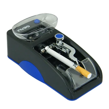 

Practical Cigarette Maker Automatic Cigarette Rolling Machine Electric Tobacco Injector Cigarette Roller Maker EU Plug Blue
